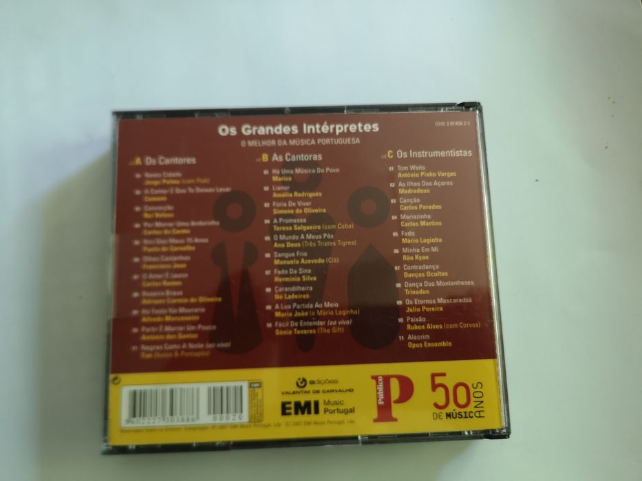 CD "Os grandes intérpretes"