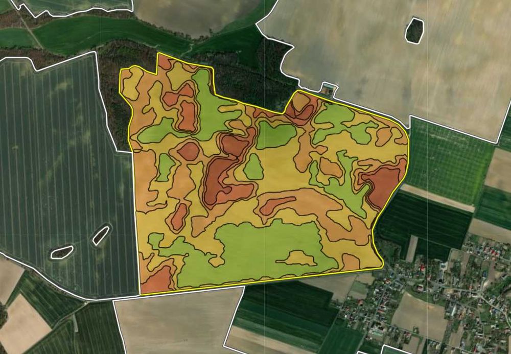 Mapowanie i pomiar pól dronem DJI M3M - RTK, MAPY VRA, ROLNICTWO 4.0
