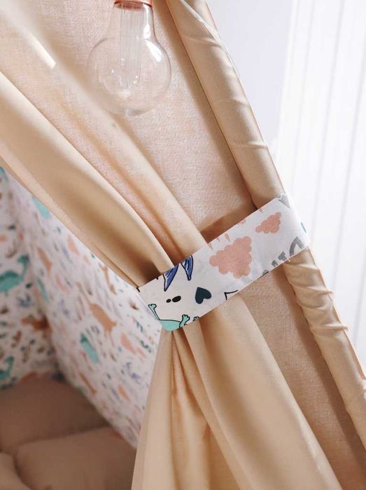 Вігвам для хлопчика Динозаврики. Повний комплект