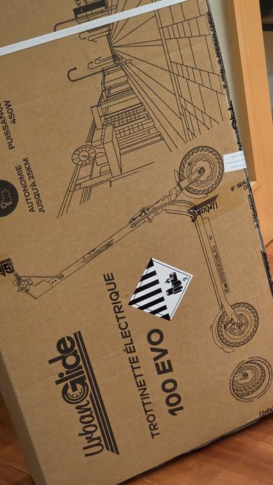 Trotinete elétrica urban glide 100 evo Nova