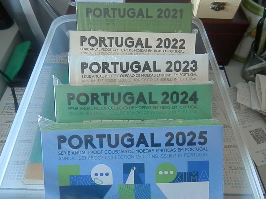 1377 - PROOF'S Portugal:  Série anual 2002 a 2025