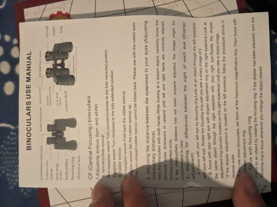 Бінокль binoculars meister 179 7х50 168m/1000m Новий+чохол!