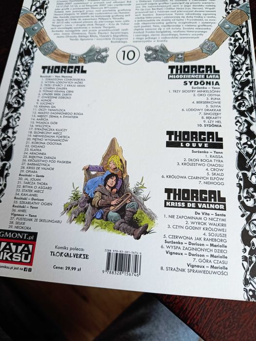 Thorgal - Młodzieńcze Lata tom 10 - Sydonia