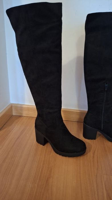 Botas mulher cano alto