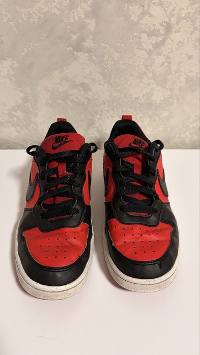 Nike Court Borough Low 2 Black/Red 38 розмір