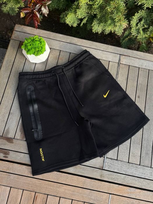 Шорти NIKE NOCTA Tech fleece шорти найк нокта теч фліс шорти на літо спортивні шорти drill y2k