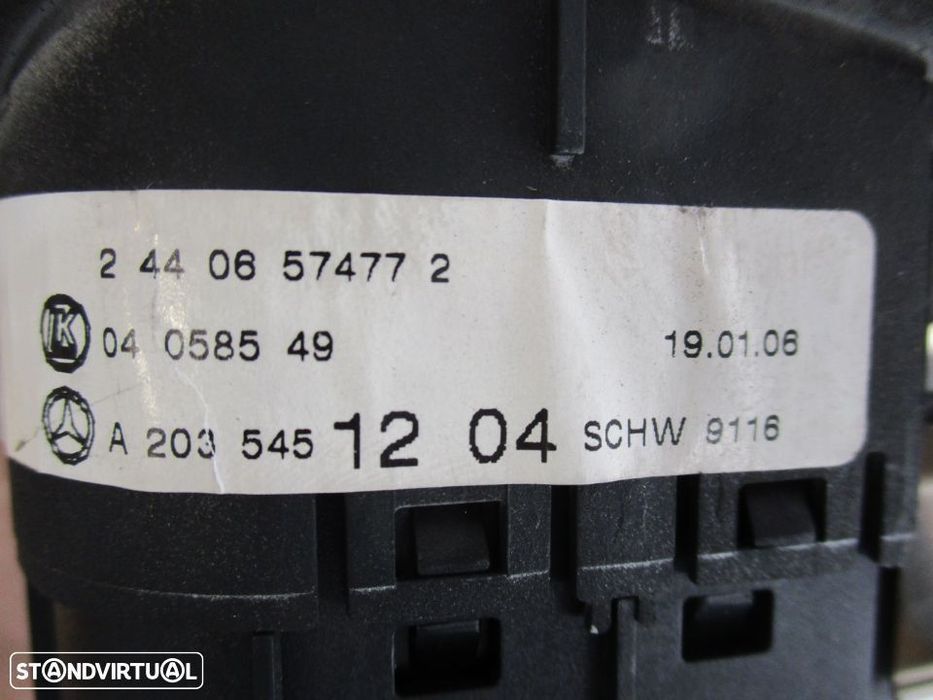 Botao Comando Luzes espelhos mercedes w203