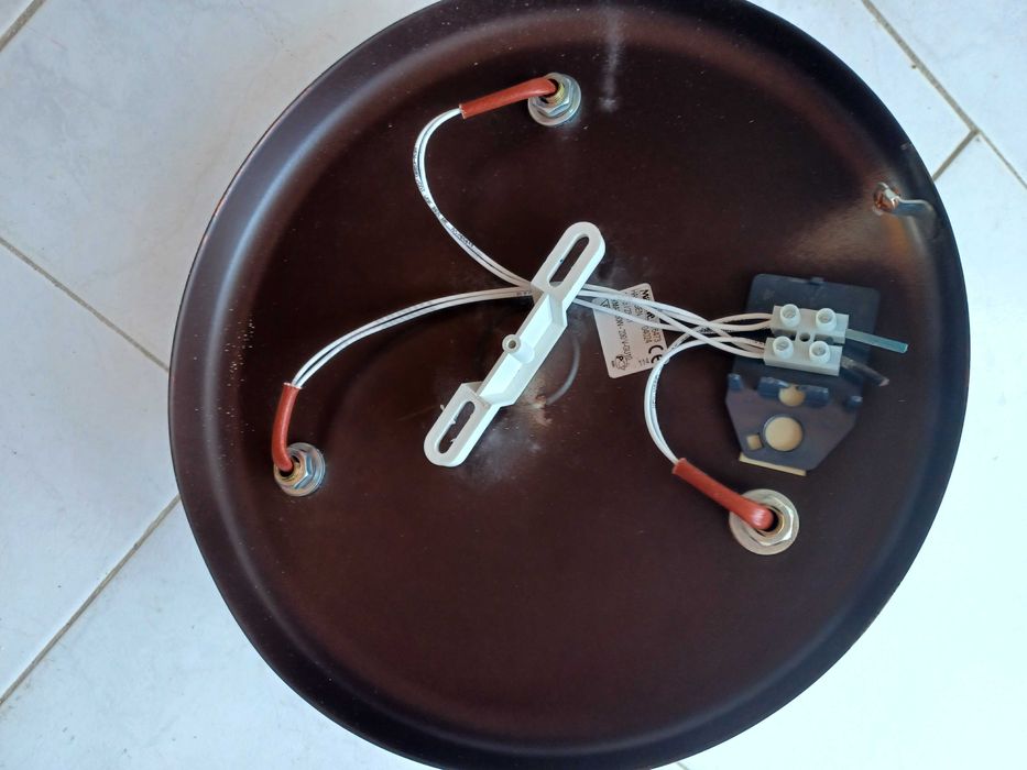 2 Iron Wall/Ceiling Sconces - Chestnut/Gold64861606941569125