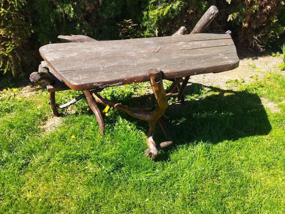 Drewniany Zestaw ogrodowy