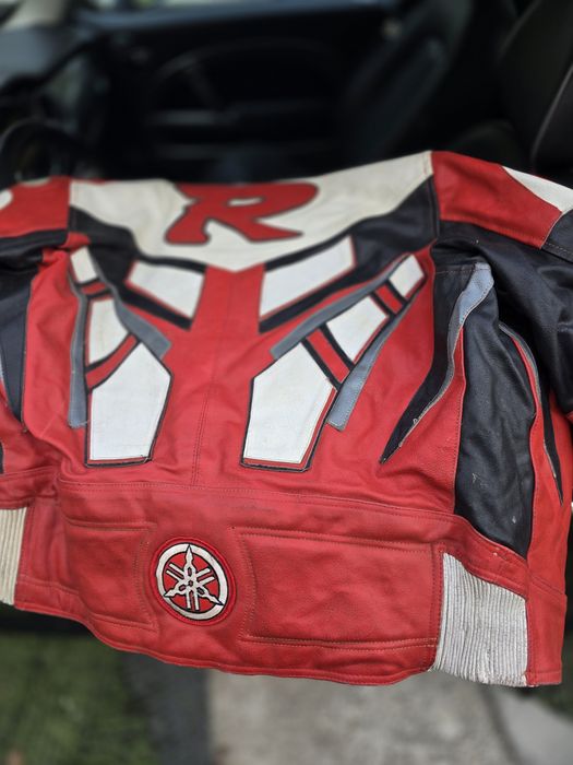 Casaca motard pele