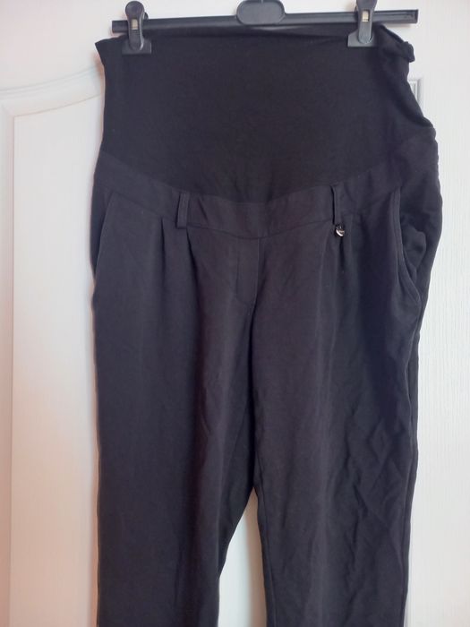 Czarne spodnie ciazowe happymum rozmiar xl