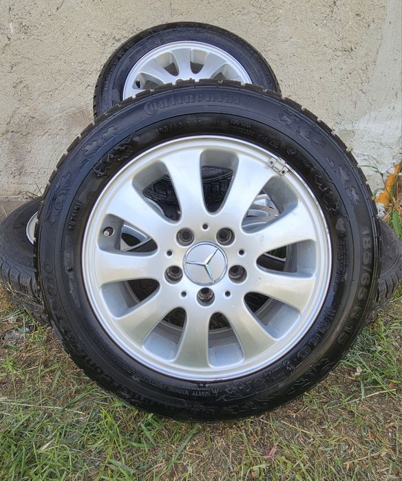 Koła 5x112 195/65 r15 Zima Mercedes A B klasa W169 W124 W203 zimowe