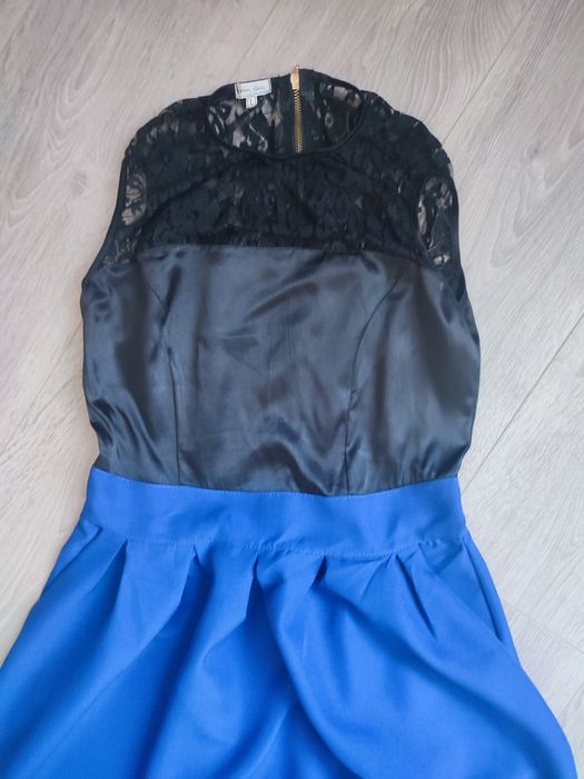 Вечірня сукня синя розмір 48 L