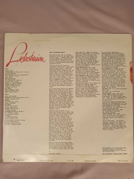 Liebesträum - Marzenie miłosne; muzyka klasyczna, vinyl (LP)