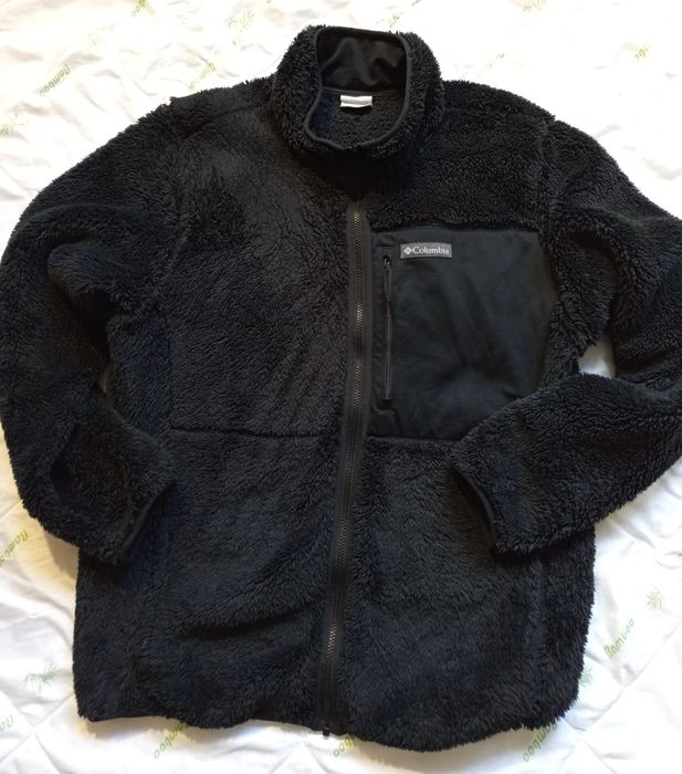 Columbia oryginalne oversize faux fur kurtki męskie w stanie idealnym