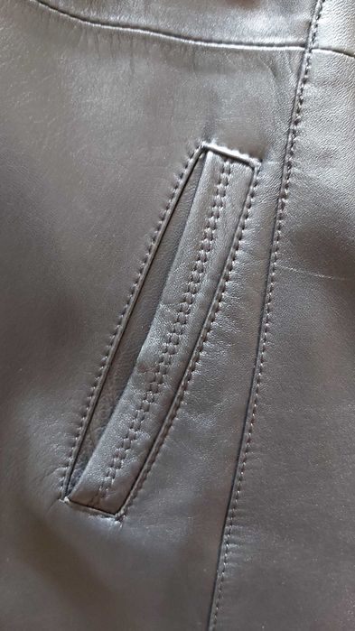 Casaco de pele genuína