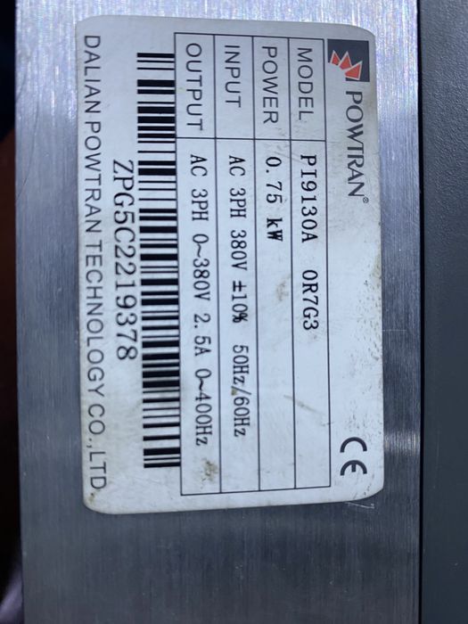 Variador novo powtran