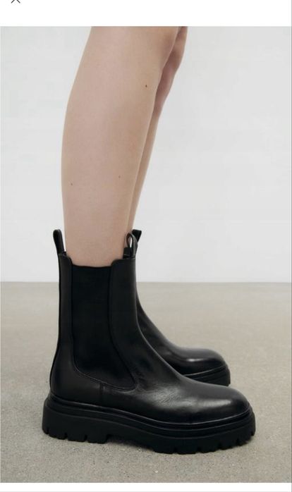 Черевики шкіряні Зара