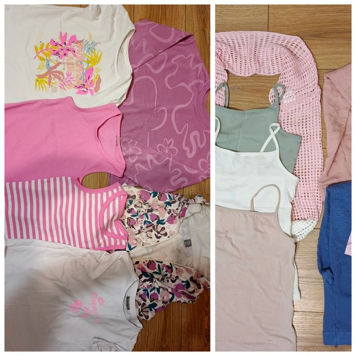 Zestaw dziewczęcy 134, 140 i in. fajny stan.