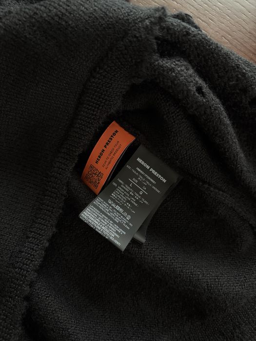 Heron Preston Shredded Knit Sweater (L)