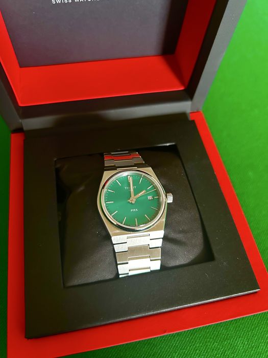 Tissot PRX green dial T137.210.11.081.00