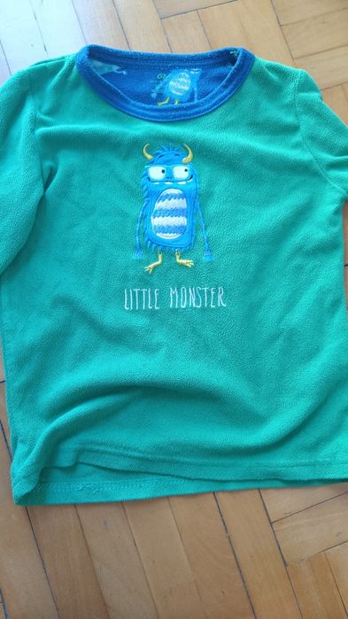 Bluza polarkowa dla chłopca rozmiar 110/116 Primark z potworkiem