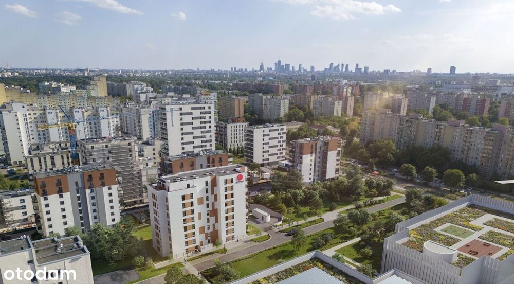 2-pokojowe mieszkanie 44m2 + balkon