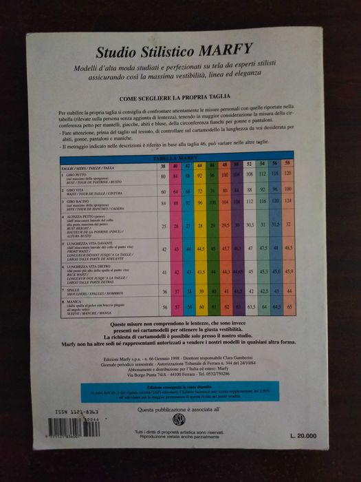 Revista | Moldes de Alta Costura | MARFY