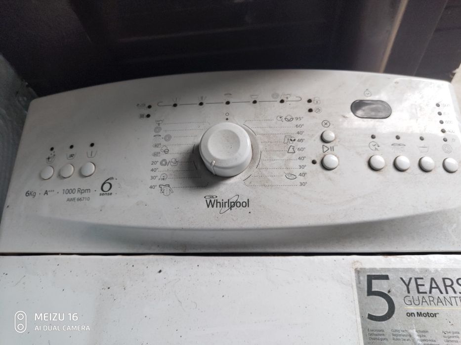 стіралка whirlpoor на запчастини