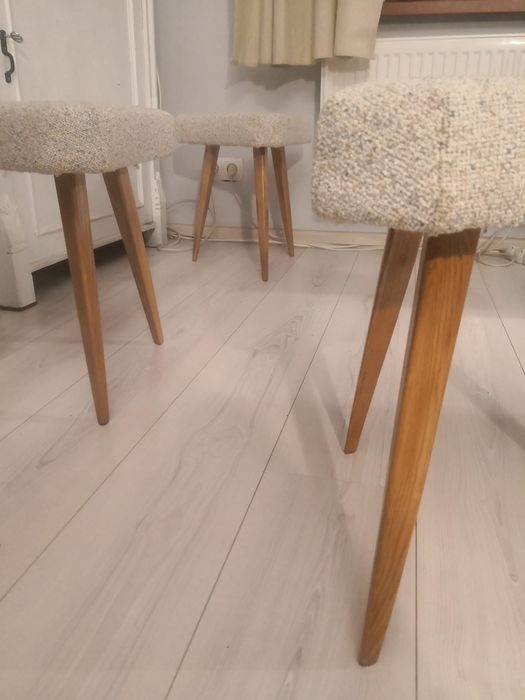 Taboret PRL trójnóg loft design