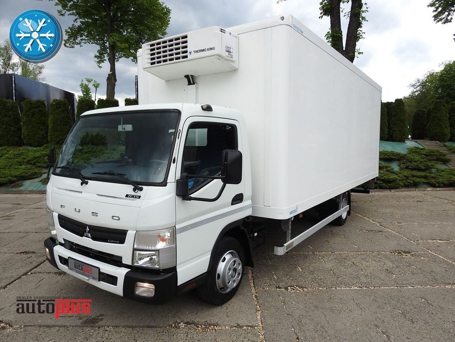 Mitsubishi CANTER FUSO 7C15 KONTENER CHŁODNIA WINDA 14 PALET -4*C ZASILANIE 230V KLIMATYZACJA AUTOMATYCZNA SKRZYNIA 150KM  stan bardzo dobry, nie wymaga nakładów finansowcyh, dostępny od ręki