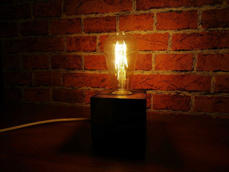 Светильник настольная лампа ночник в стиле лофт