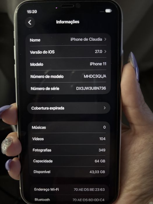 iPhone 11 com pelicula e em otimo estado