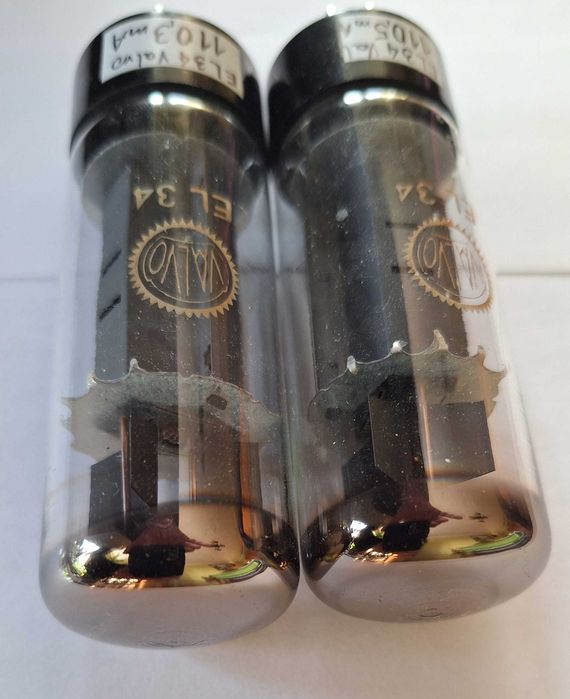 EL34 VALVO - MOCNA PARA z lat 70