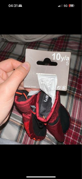 Luvas de neve Wed'ze 10 anos