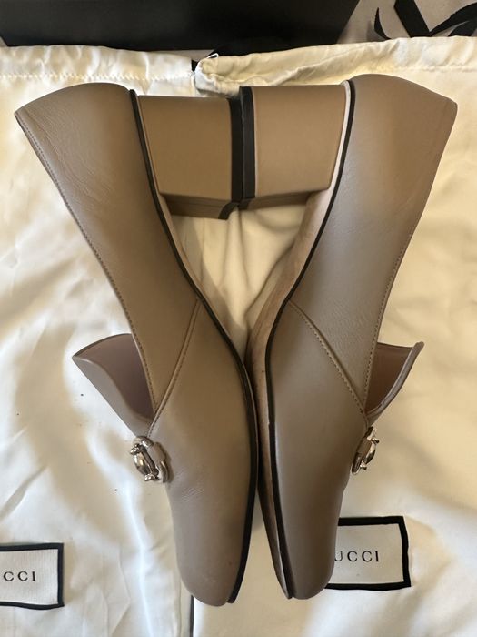 Buty na obcasie gucci horsebit