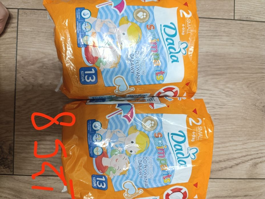Majtki do pływania Swimpants  Dada, 4-9 kg, 20 szt