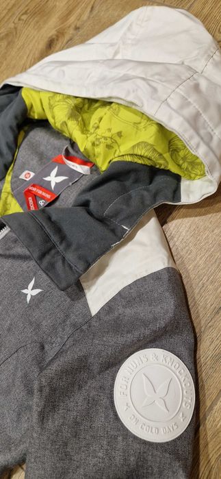 Szara ciepła kurtka parka Kari Traa M Thermo