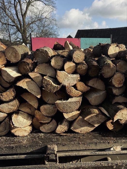 Drewno opał kominek piec dąb buk brzoza Polkowice Lubin LegnicaChojnów