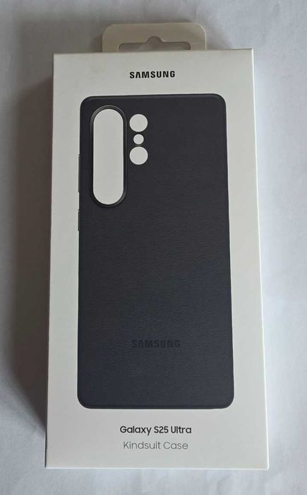 Capa Samsung S25 Ultra Pele cor Preta