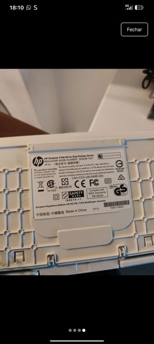 Impressora HP DeskJet
