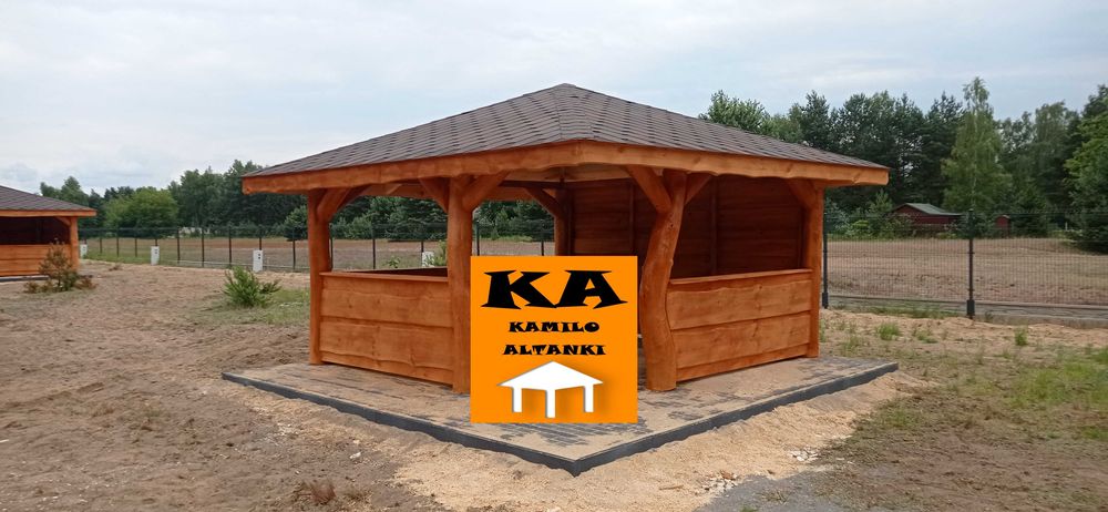Altanka z bala Altana Altanki Altany Ogrodowa