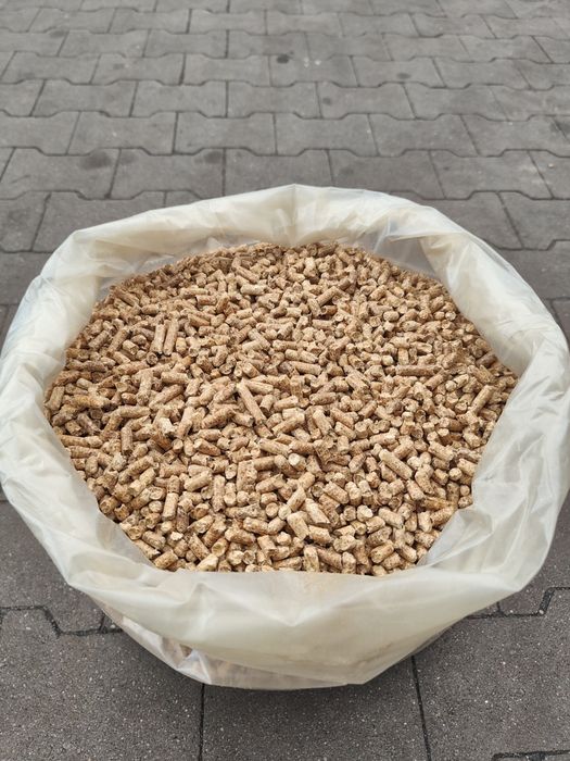 Pellet A1 sosnowo dębowy 6mm wysoka jakość czysty jasny Dostawa gratis