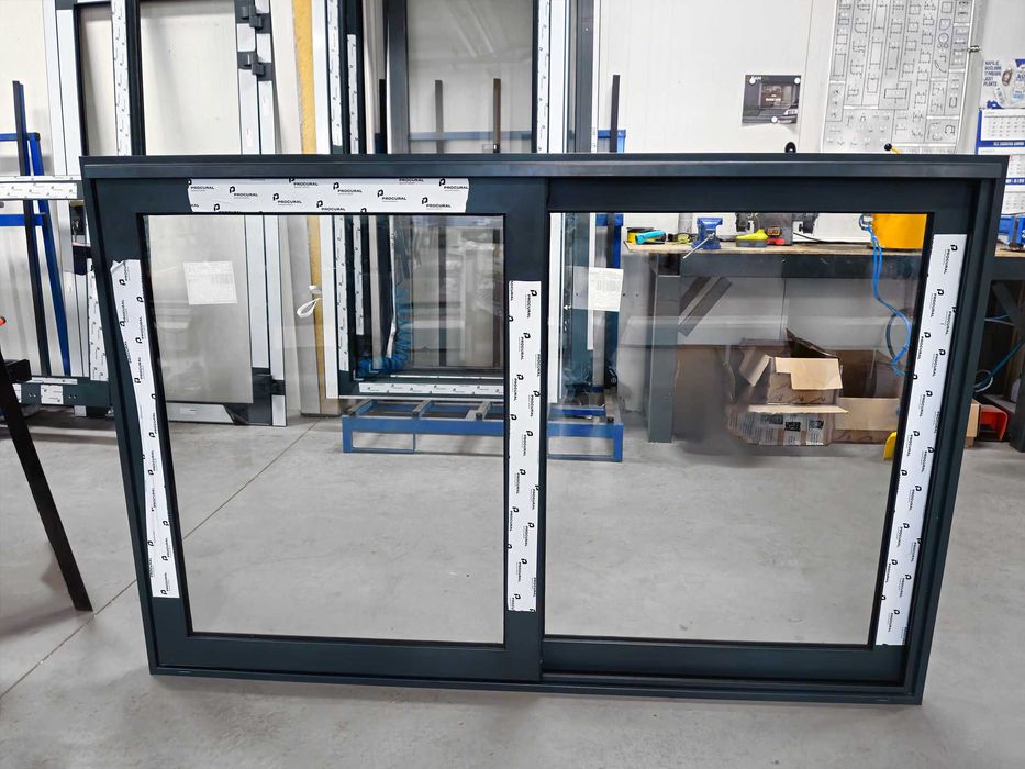 Drzwi aluminiowe przeszklone 1083x2100 jednoskrzydłowe  PRODUCENT