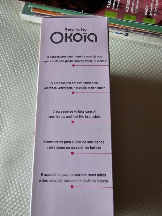 Manicure & Pedicure Elétrico Okoïa – Kit Completo com 5 Acessórios
