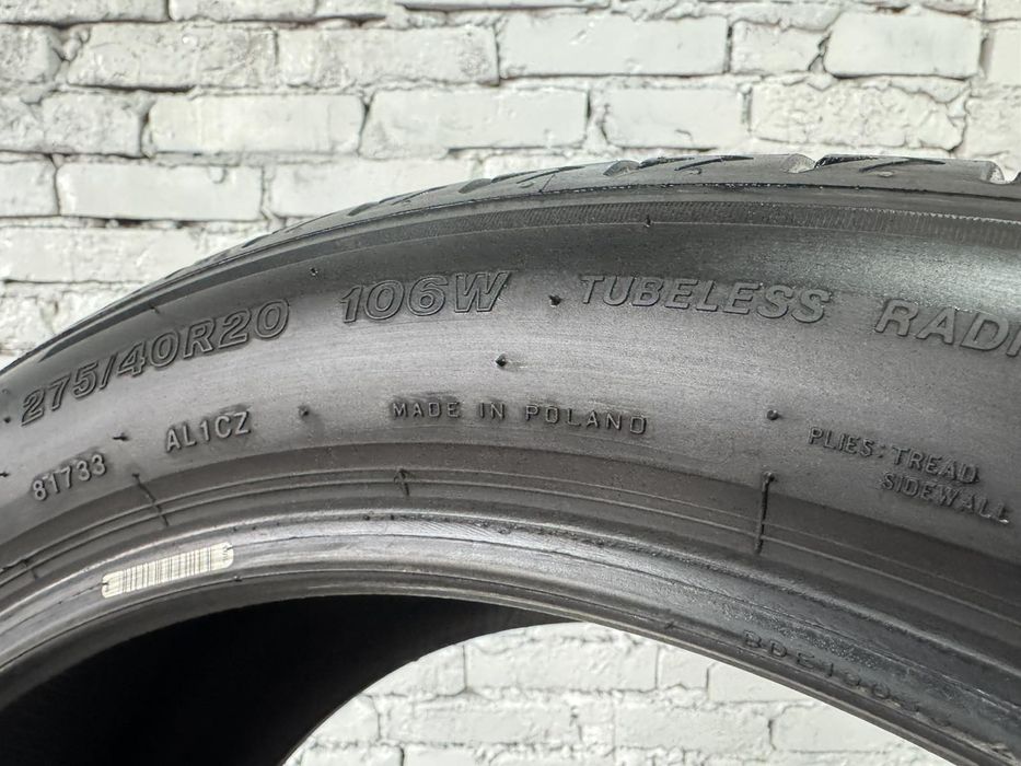Літні шини Bridgestone 275/40 R20 RunFlat