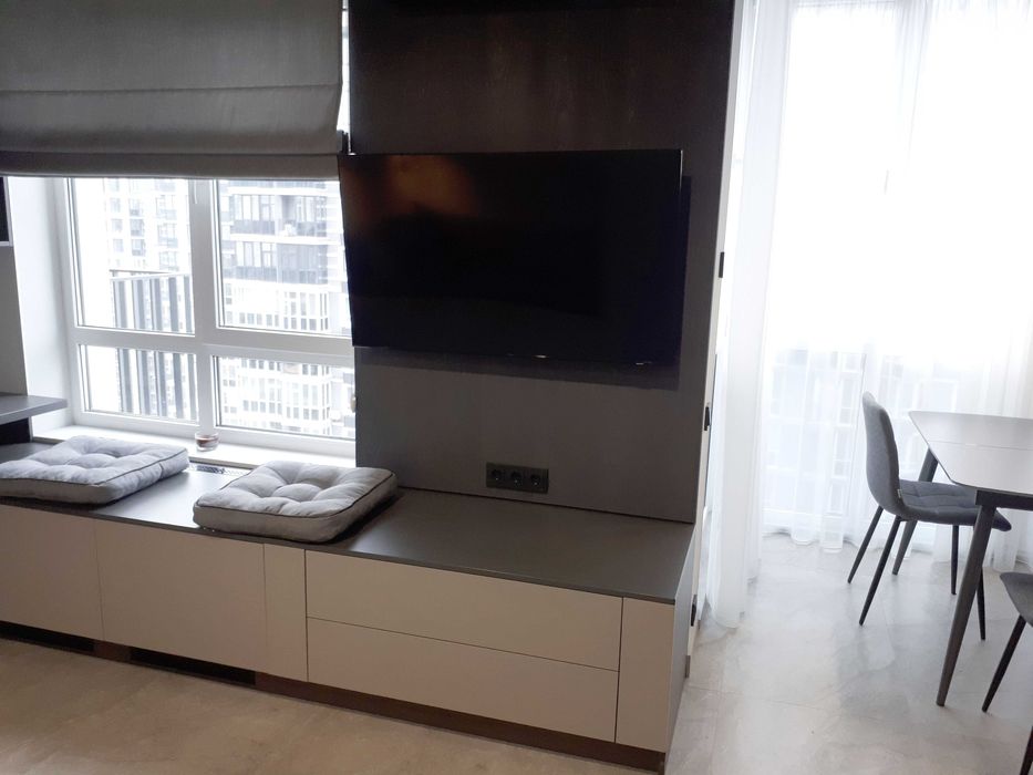 1к квартира з дизайнерським ремонтом у ЖК Гранд Бурже, б. Бірюкова, 2А