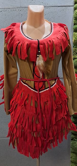 Strój przebranie kostium indianka