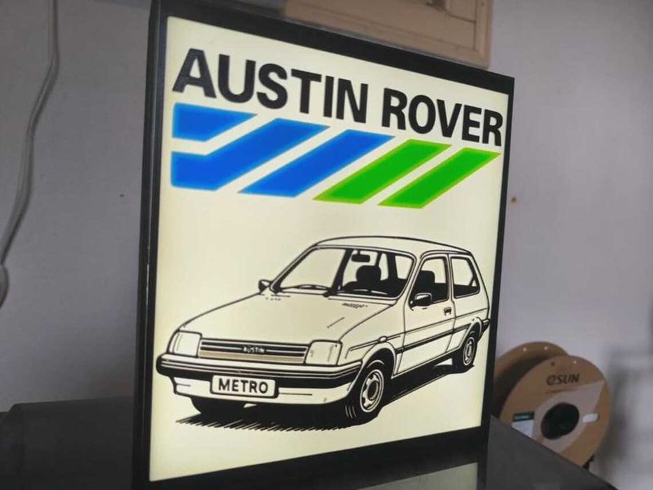 Lightbox Luminaria decorativa Austin Rover Metro