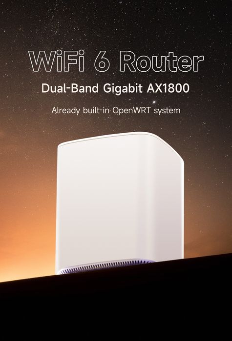 Wifi 6 роутер BN-AX1800D openwrt ОЗУ 512м mesh Xiaomi